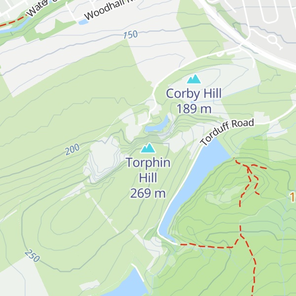 Map of Torphin Hill