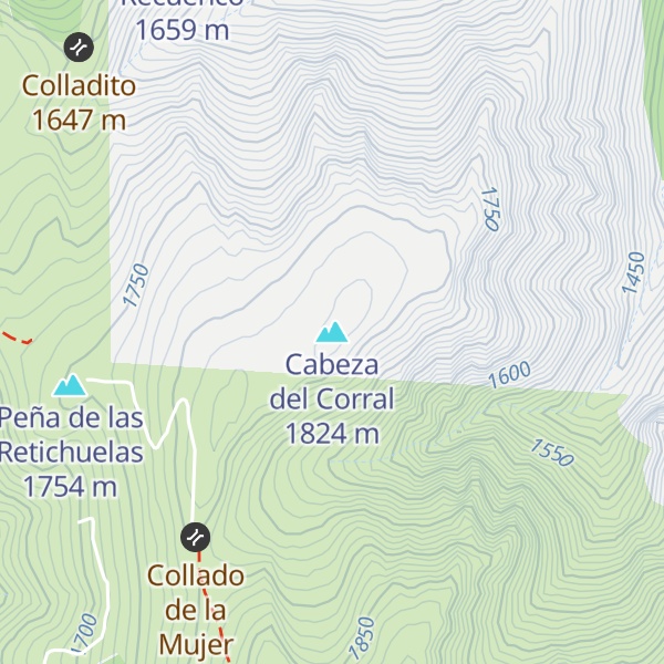 Map of Cabeza del Corral