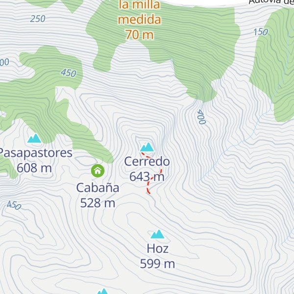 Map of Cerredo