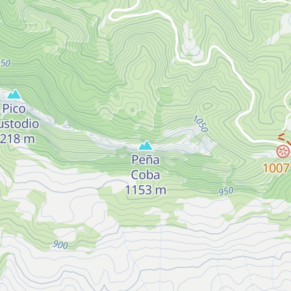 Map of Peña Coba