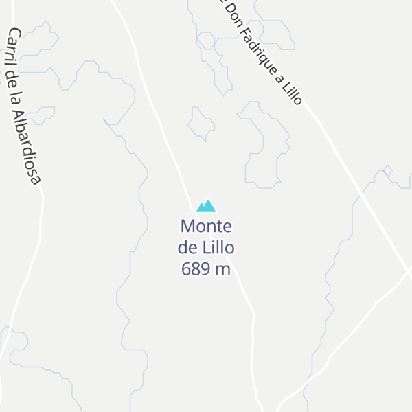 Map of Monte de Lillo