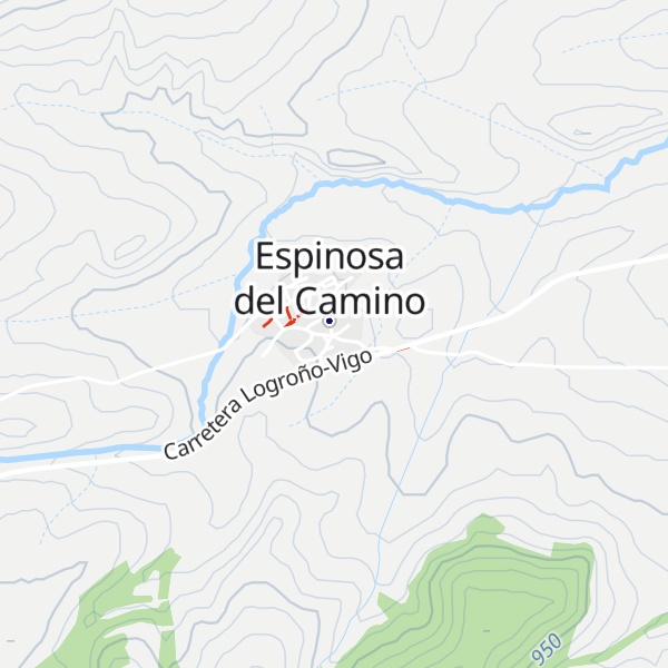 Map of Albergue Espinosa del Camino