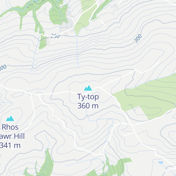 Map of Ty-top