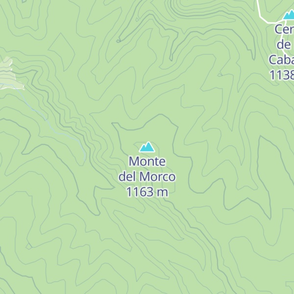 Map of Monte del Morco