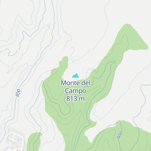 Map of Monte del Campo
