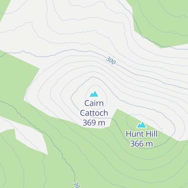 Map of Cairn Cattoch