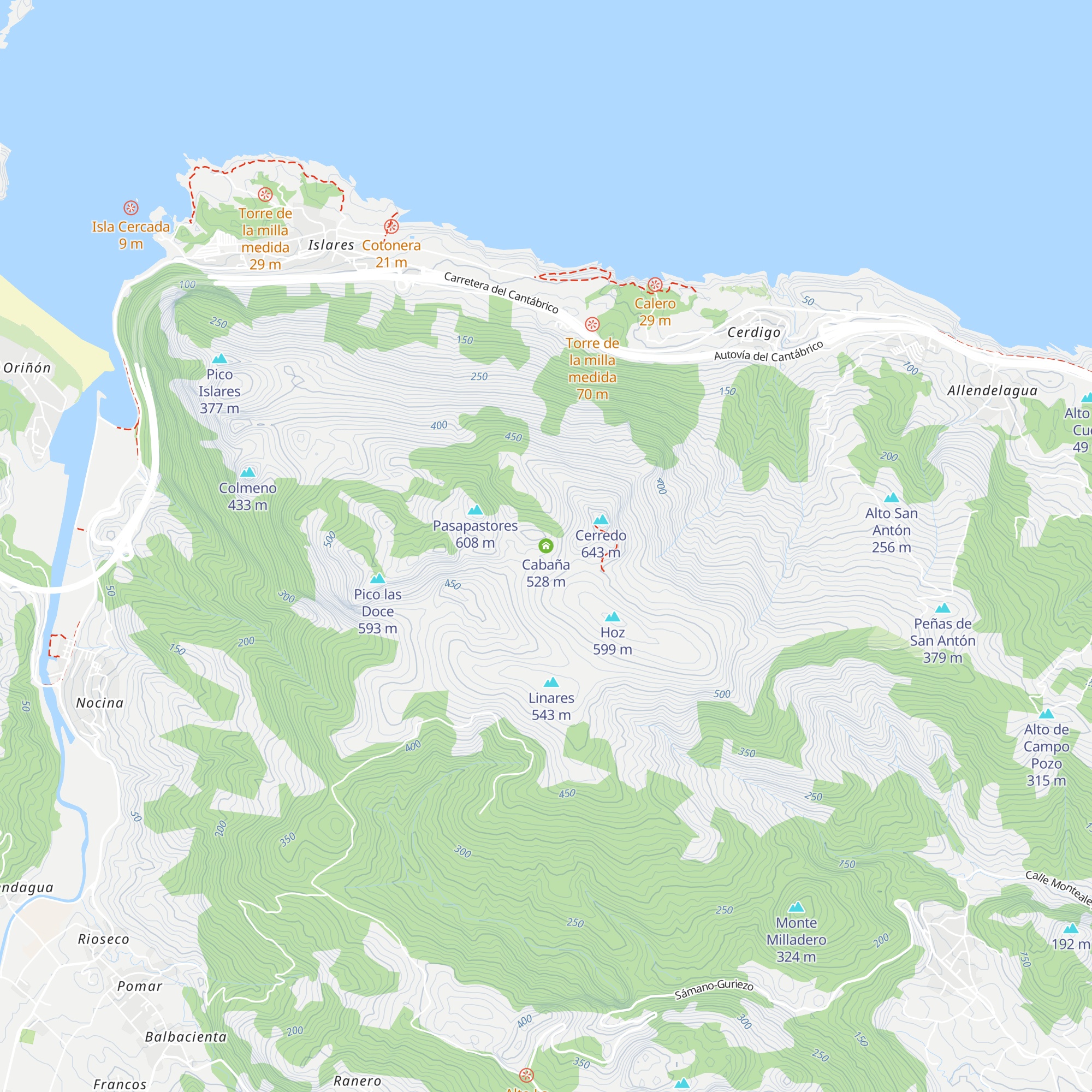 Cabaña map