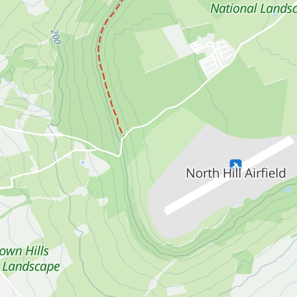 Map of North Hill