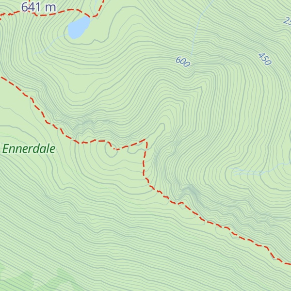Map of High Stile (summit)