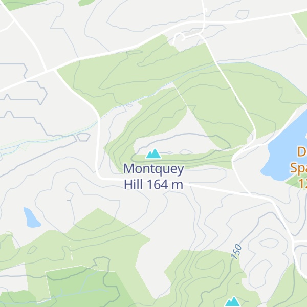 Map of Montquey Hill