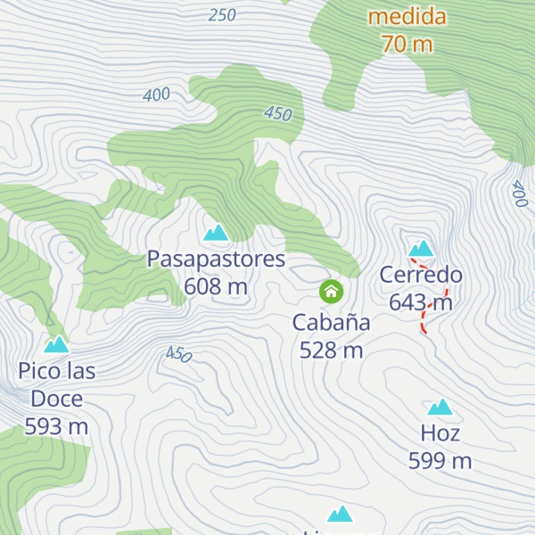 Map of Cabaña Halconera