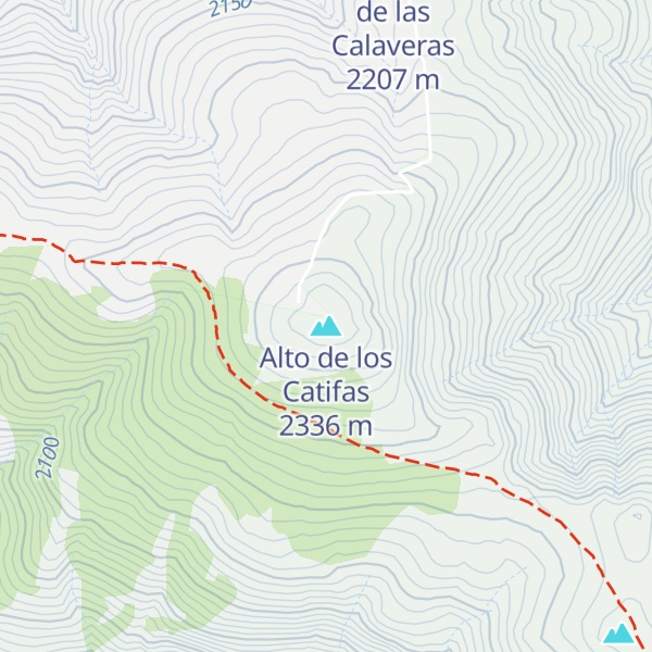 Map of Alto de los Catifas