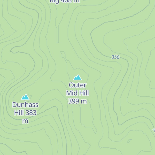 Map of Outer Mid Hill
