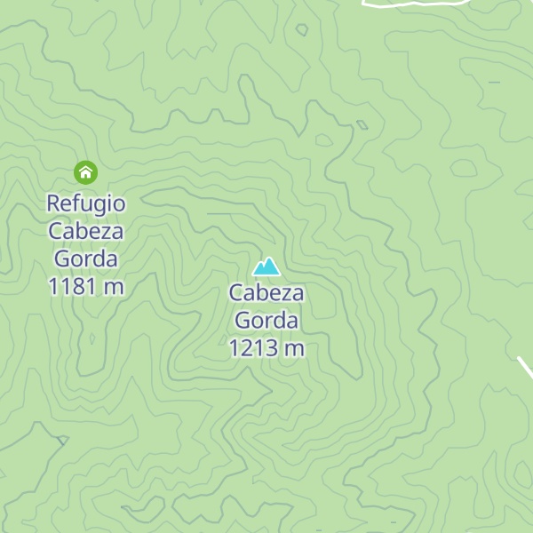 Map of Cabeza Gorda