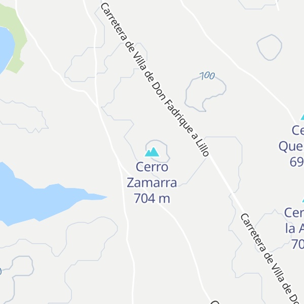Map of Cerro Zamarra