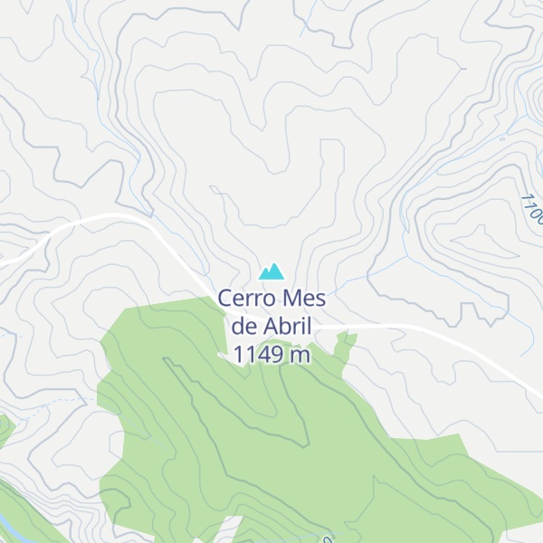 Map of Cerro Mes de Abril