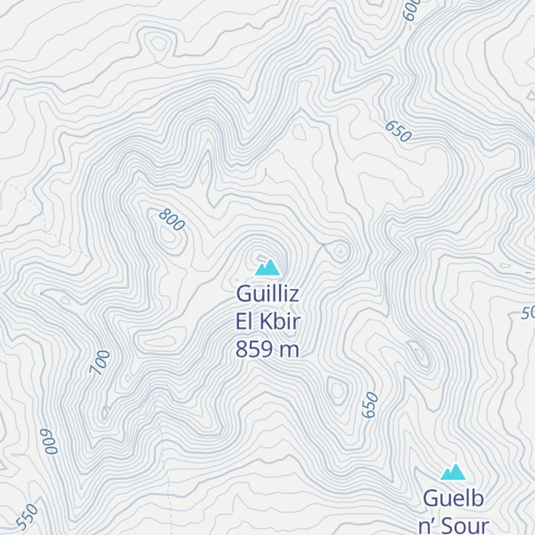 Map of Guilliz El Kbir