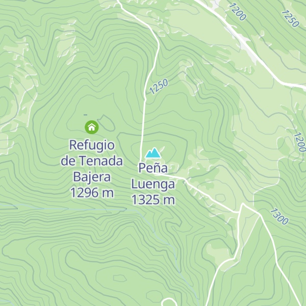 Map of Peña Luenga