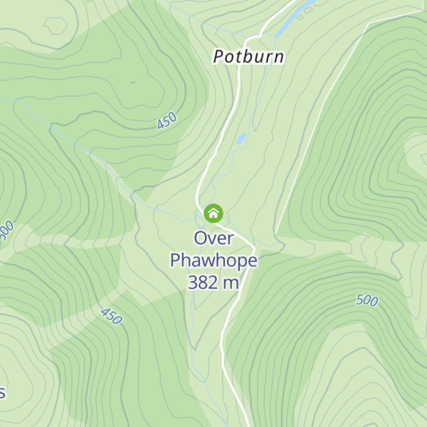 Map of Over Phawhope