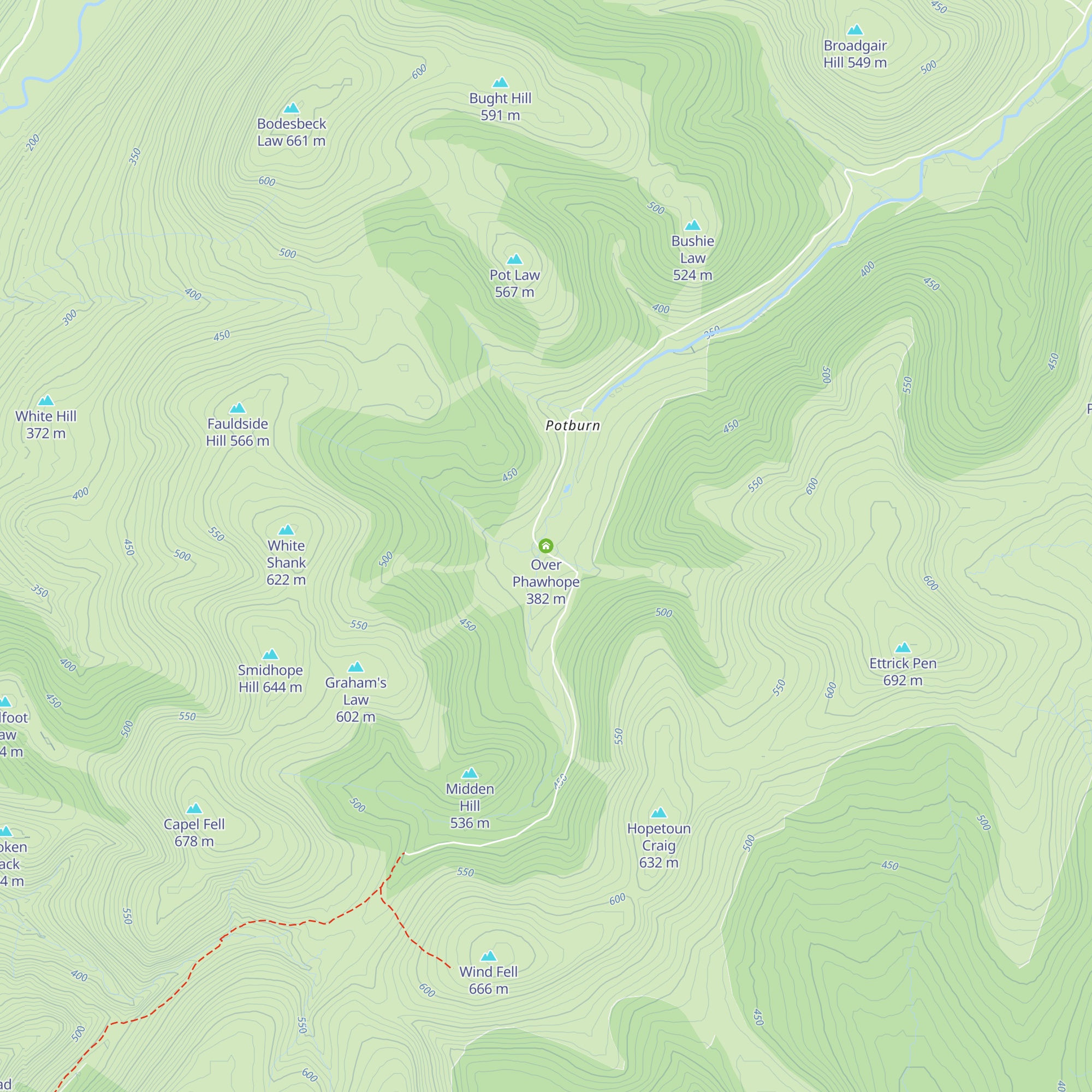Over Phawhope map