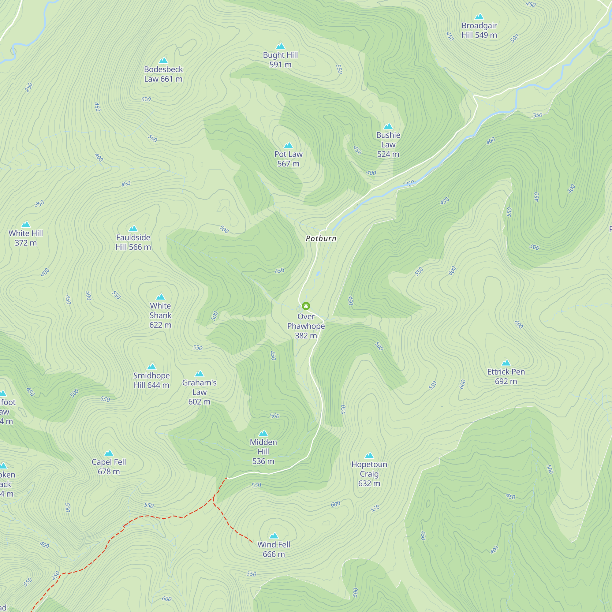 Over Phawhope map