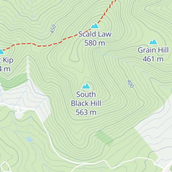 Map of South Black Hill