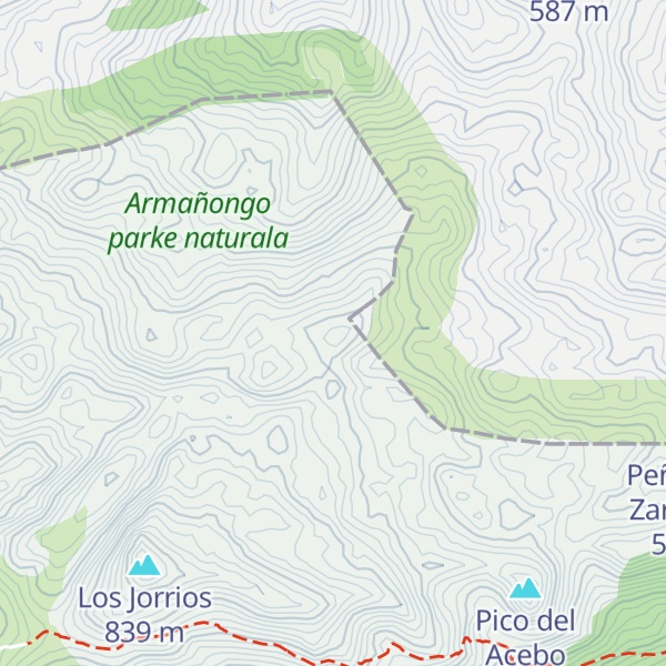 Map of Pico de la Rasa