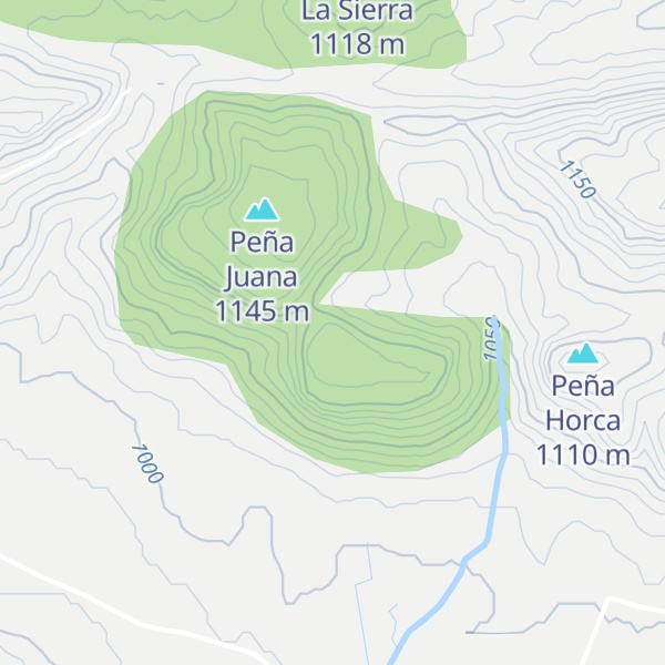 Map of Peña Mora