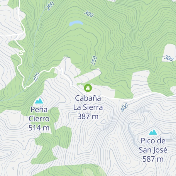 Map of Cabaña La Sierra