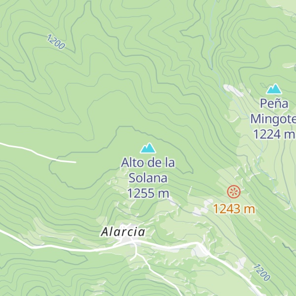 Map of Alto de la Solana