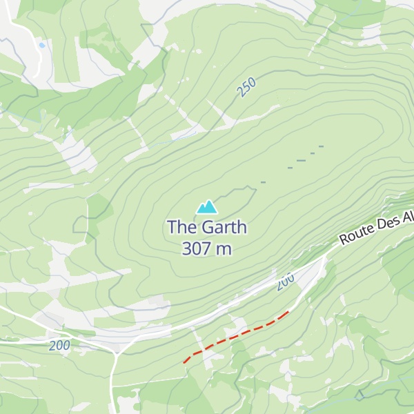 Map of The Garth
