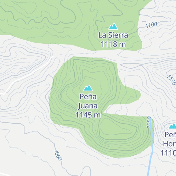 Map of Peña Juana