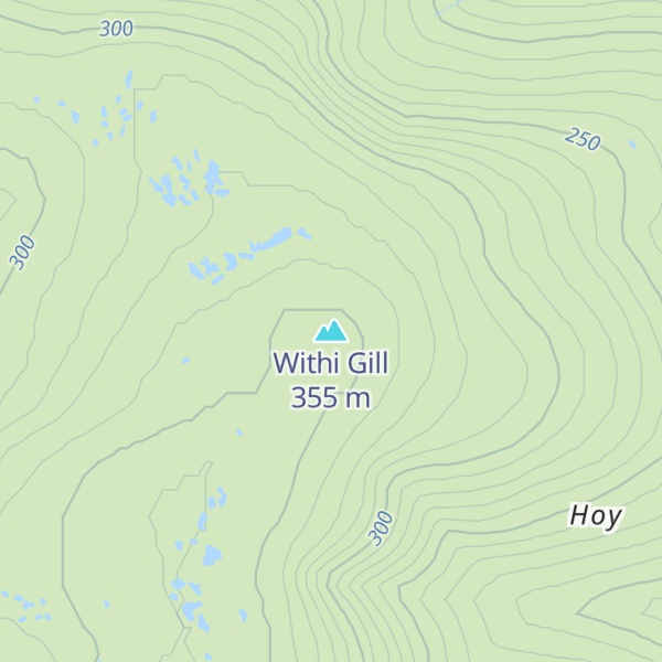 Map of Withi Gill