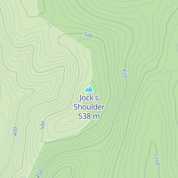 Map of Jock's Shoulder