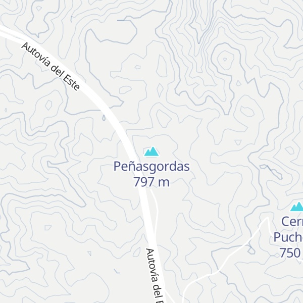 Map of Peñasgordas