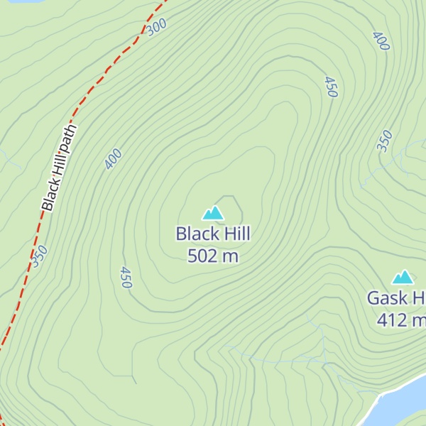 Map of Black Hill