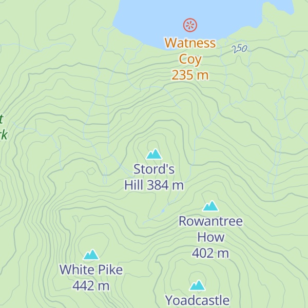 Map of Stord's Hill