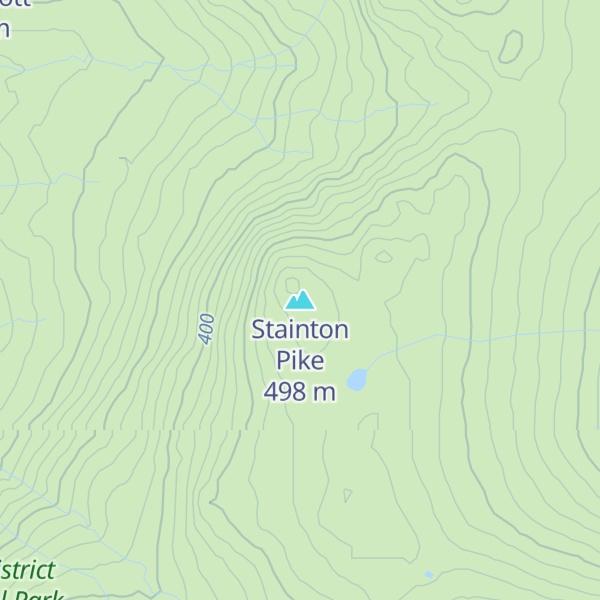 Map of Stainton Pike