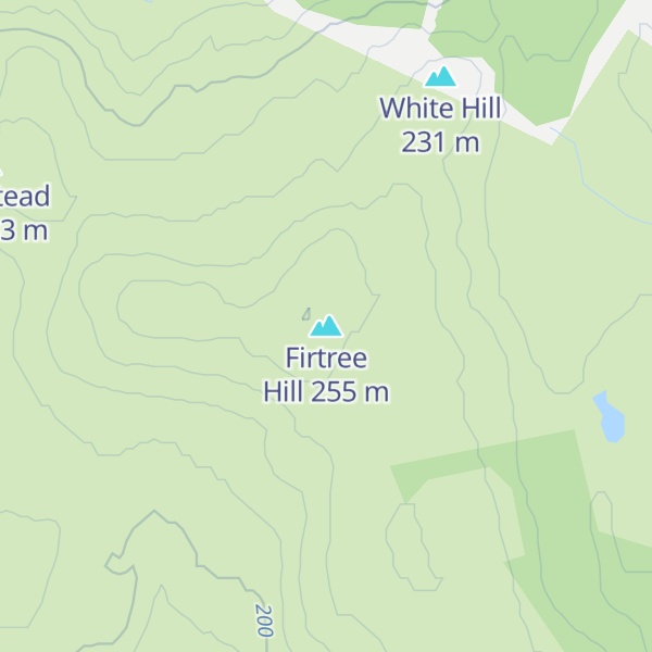 Map of Firtree Hill