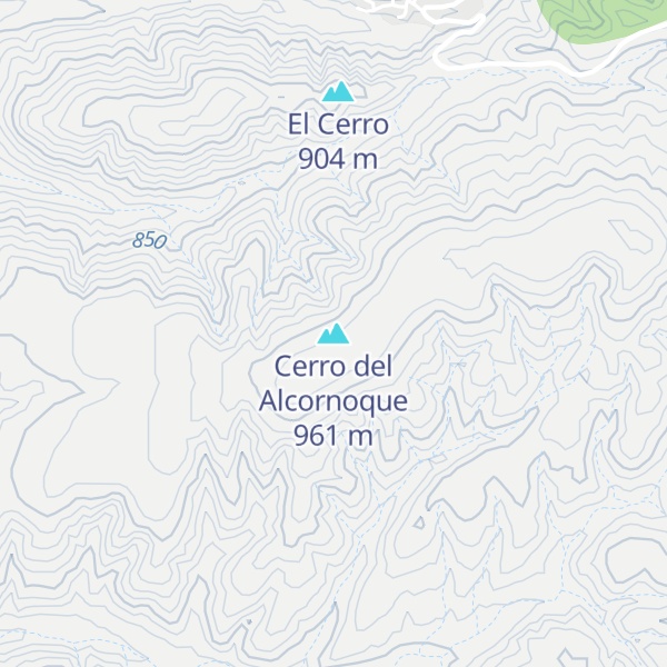 Map of Cerro del Alcornoque