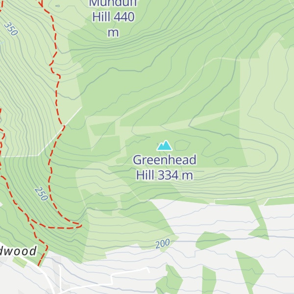 Map of Kinneston Craigs