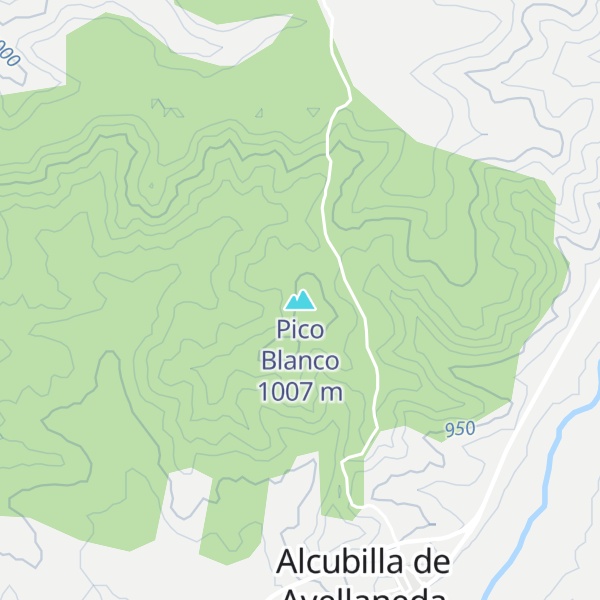 Map of Pico Blanco