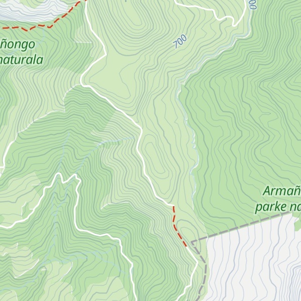 Map of La Peña de los Corrales