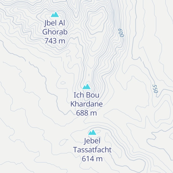 Map of Ich Bou Khardane