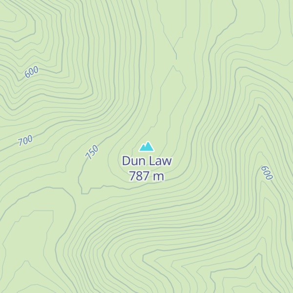 Map of Dun Law