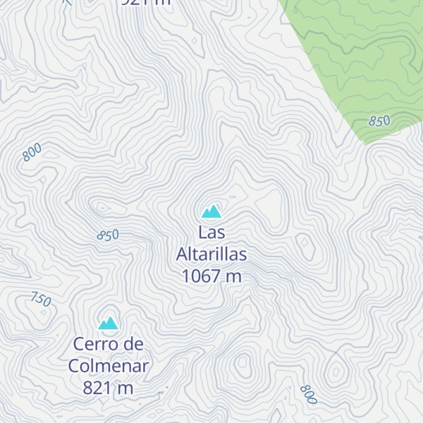 Map of Las Altarillas
