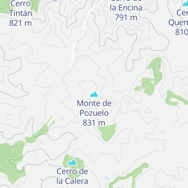 Map of Monte de Pozuelo