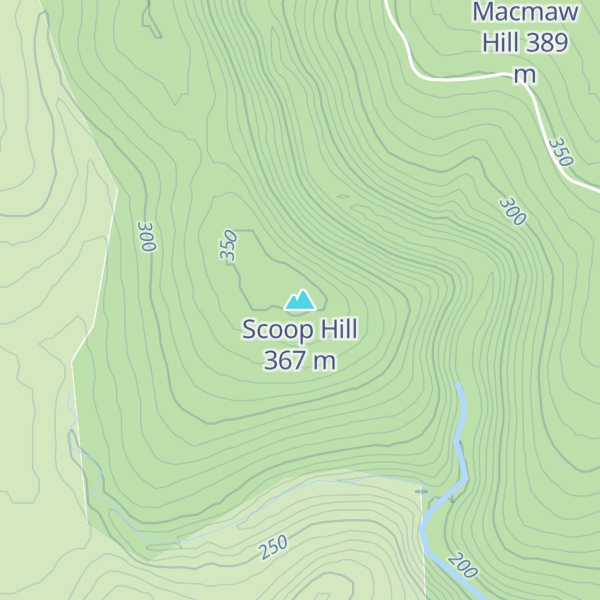 Map of Scoop Hill
