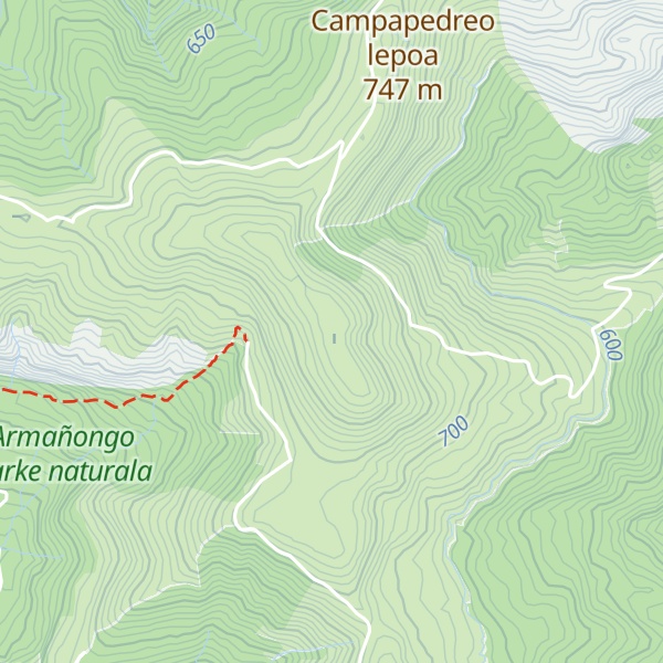 Map of Armañón