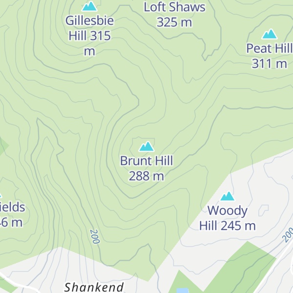 Map of Brunt Hill